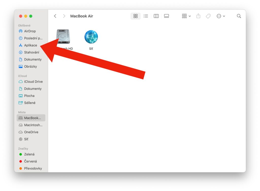 Jak odinstalovat aplikaci z Macu