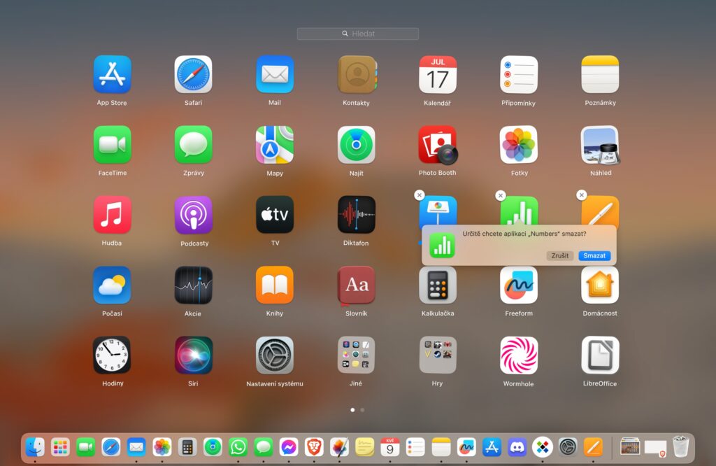 Jak odinstalovat aplikaci z Macu