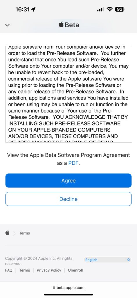 iOS 18 Public Beta