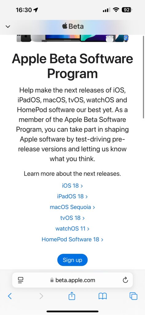 iOS 18 Public Beta
