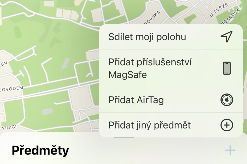 O2 Tag, aplikace Najít