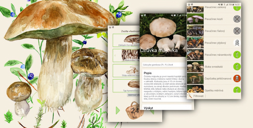 Aplikace Na houby od Vocom