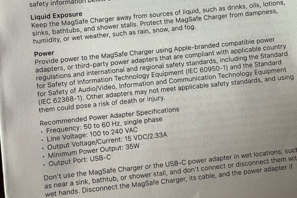 MagSafe nabíječka návod