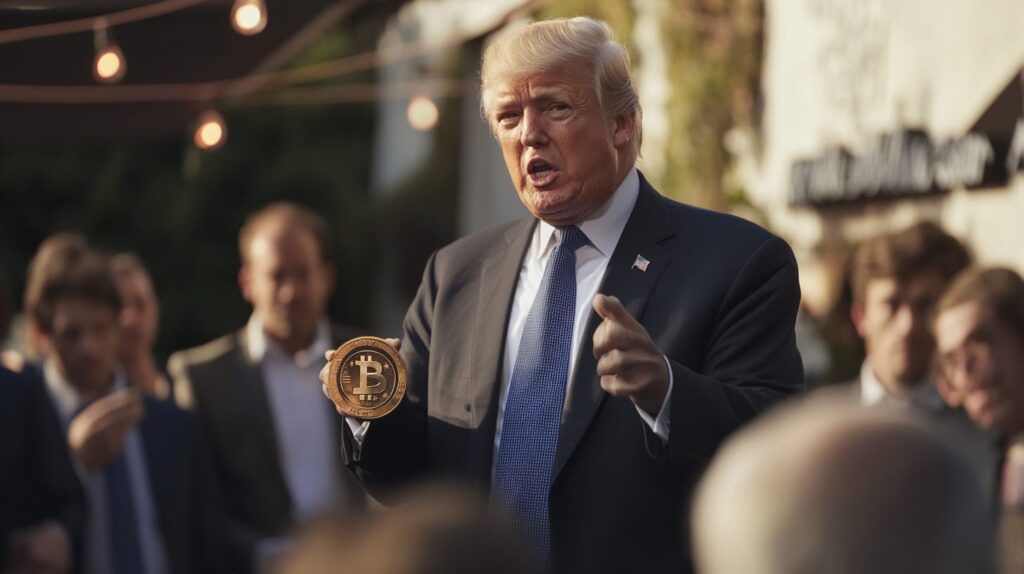 Donald Trump a bitcoin